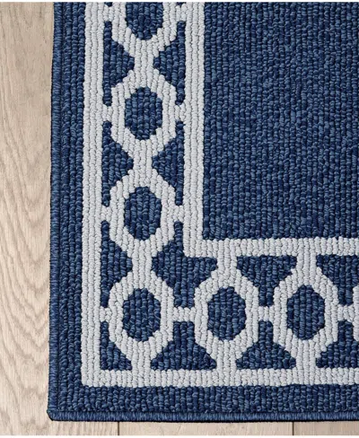 Jean Pierre New York Christine Trellis Border Tufted Runner Rug, 30" X 144"