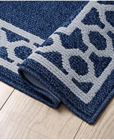 Jean Pierre New York Christine Trellis Border Tufted Runner Rug, 30" X 144"
