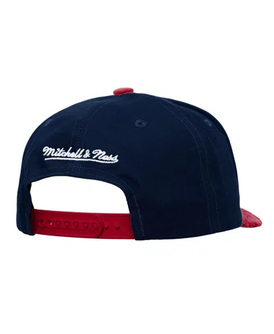 Mitchell & Ness Men's Navy/red La Clippers May Flowers Adjustable Hat
