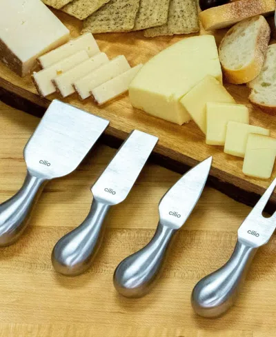 Frieling Piave 4-piece Cheese Knife Set In Black