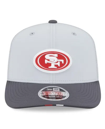 New Era Men's Gray/graphite San Francisco 49ers 2025 Nfl Training Camp 9seventy Adjustable Hat
