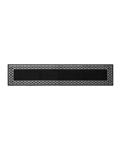 Jean Pierre New York Christine Trellis Border Tufted Runner Rug, 30" X 120"