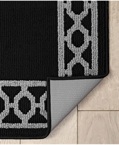 Jean Pierre New York Christine Trellis Border Tufted Runner Rug, 30" X 120"