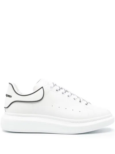 Alexander Mcqueen New Tech Calftpu Heel Counter Chunky Sole Sneaker Wht Blk O