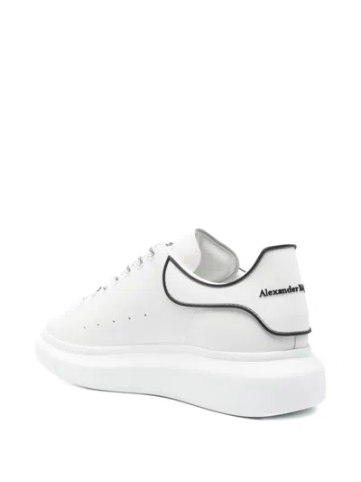 Alexander Mcqueen New Tech Calftpu Heel Counter Chunky Sole Sneaker Wht Blk O