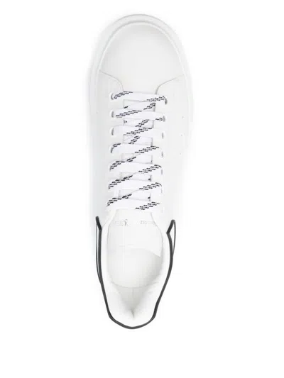 Alexander Mcqueen New Tech Calftpu Heel Counter Chunky Sole Sneaker Wht Blk O