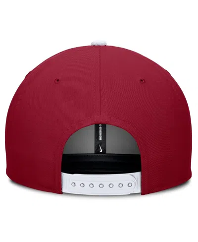 Nike Men's Crimson/cream Alabama Crimson Tide Pro Legacy Script Snapback Hat