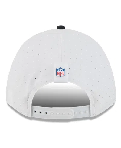 New Era Men's White/navy Houston Texans 2025 Nfl Training Camp A-frame 9forty Adjustable Hat
