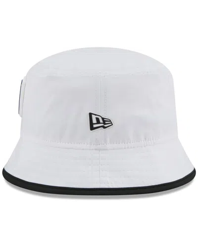 New Era Men's White Las Vegas Raiders 2025 Nfl Training Camp Stretch Bucket Hat