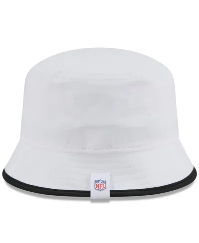 New Era Men's White Las Vegas Raiders 2025 Nfl Training Camp Stretch Bucket Hat
