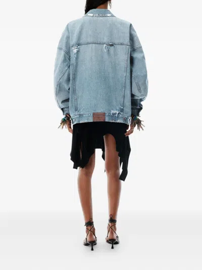 Alexander Wang Denim Jacket In Blue