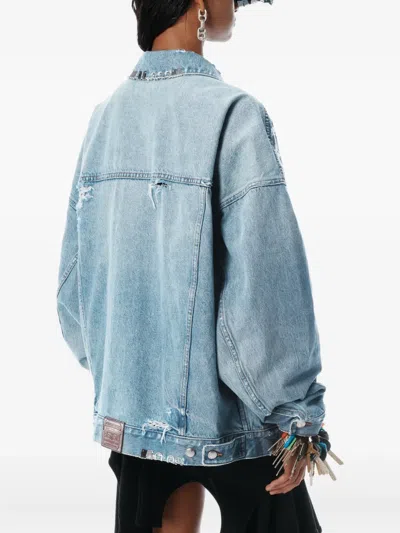 Alexander Wang Denim Jacket In Blue