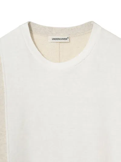 Undercover Asymmetrical Ruffled Sweatshirt In Neutral