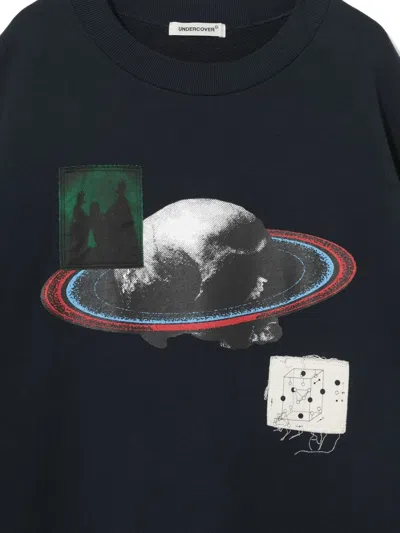 Undercover Graphic-printed Sweatshirt In Blue