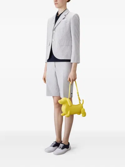 Thom Browne Pebble Grain Hector Tote Bag