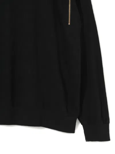 Undercover Zippered-pockets Sweatshirt In Black