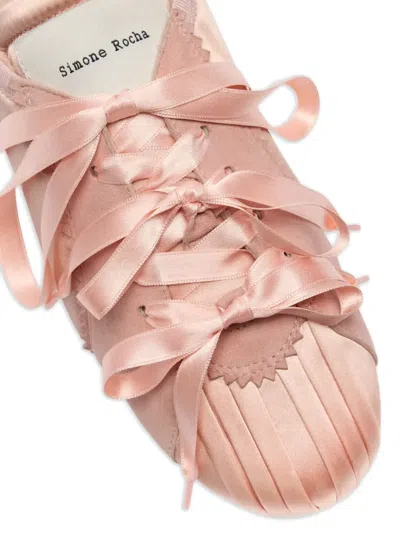Simone Rocha Ballerina Grip Satin Sneakers