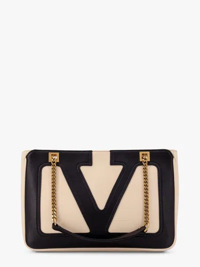 Valentino Superstar Leather Shoulder Bag With Chain Strap