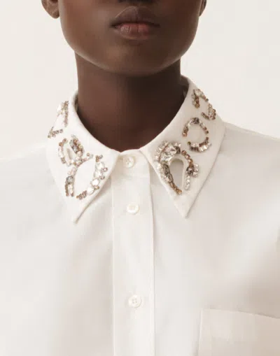 Fabiana Filippi Embellished-collar Shirt
