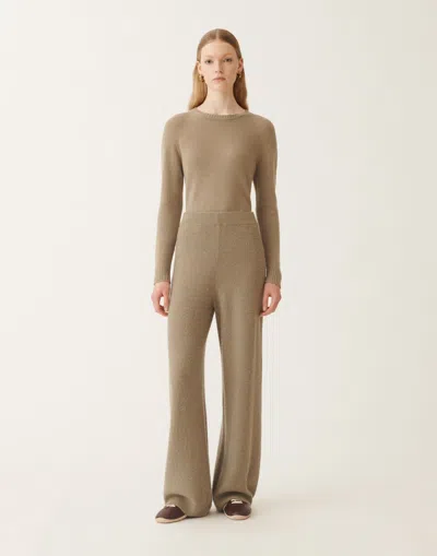 Fabiana Filippi Wool And Silk Trousers With Sequins