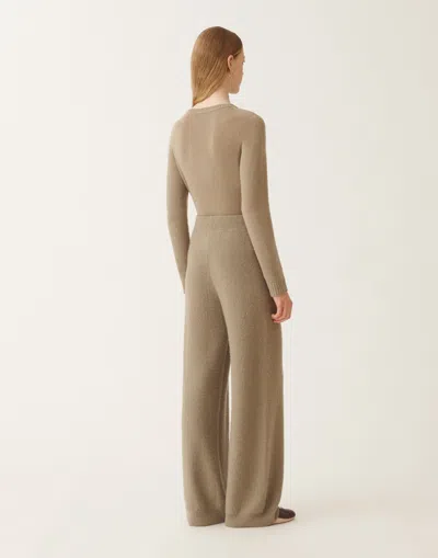 Fabiana Filippi Wool And Silk Trousers With Sequins