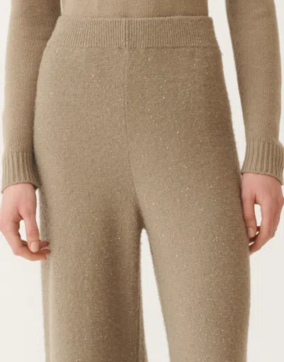 Fabiana Filippi Wool And Silk Trousers With Sequins