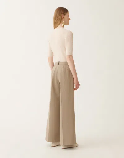 Fabiana Filippi Spoleto Cotton Gabardine Trousers