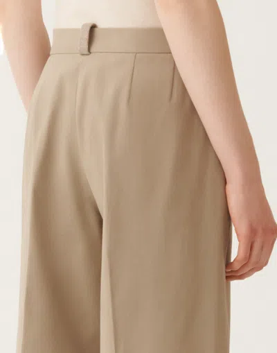 Fabiana Filippi Spoleto Cotton Gabardine Trousers