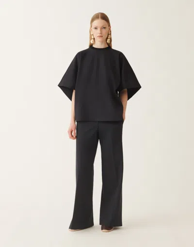 Fabiana Filippi Tie-waist Wide-sleeve Blouse