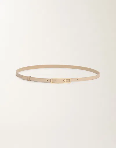 Fabiana Filippi Calfskin Belt In Gold