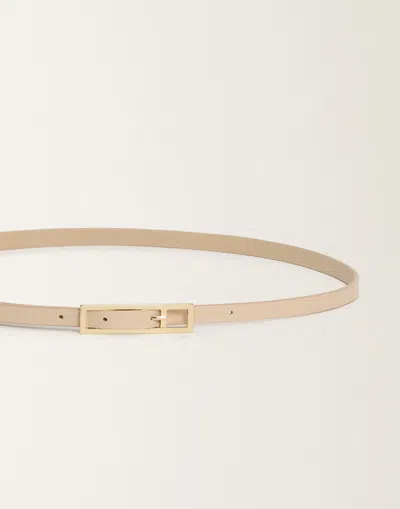 Fabiana Filippi Calfskin Belt In Gold