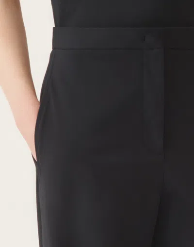 Fabiana Filippi Spoleto Jersey Trousers In Black