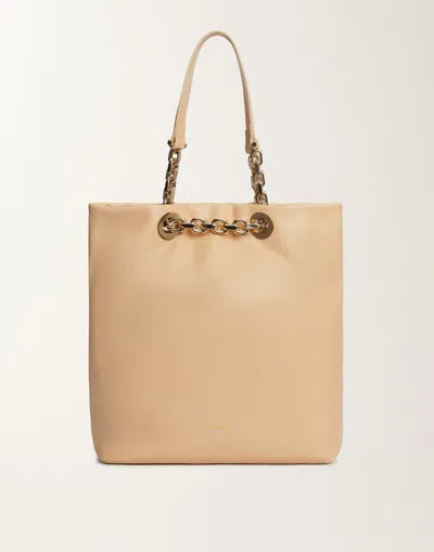 Fabiana Filippi Nappa Leather Eyelet Shopper