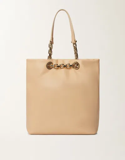 Fabiana Filippi Nappa Leather Eyelet Shopper