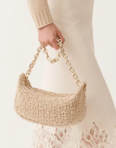 Fabiana Filippi Camel Eyelet Bag