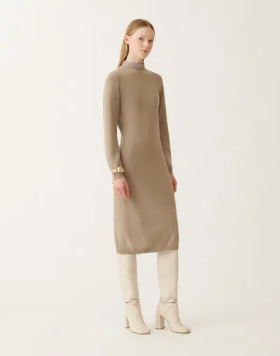 Fabiana Filippi High-neck Long-sleeve Dress