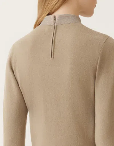 Fabiana Filippi High-neck Long-sleeve Dress