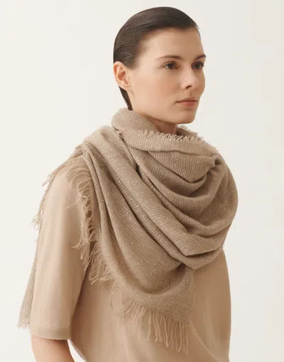 Fabiana Filippi Cashmere Blend Scarf With Sequins