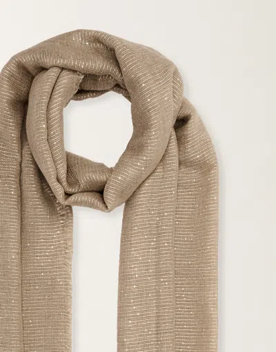 Fabiana Filippi Cashmere Blend Scarf With Sequins