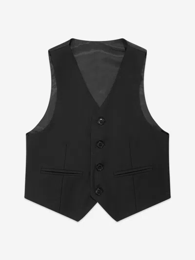 Suitlab Boys Tuxedo 3 Piece Suit Set In Black