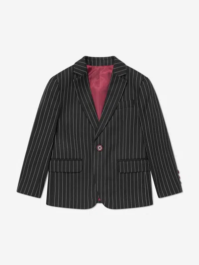 Suitlab Boys Tuxedo 3 Piece Suit Set In Black
