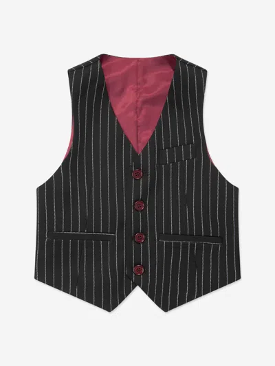 Suitlab Boys Tuxedo 3 Piece Suit Set In Black