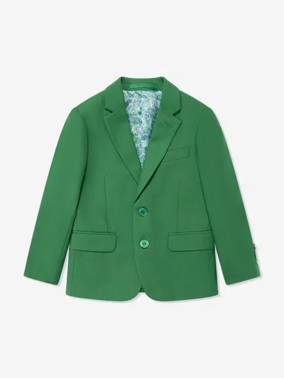 Suitlab Boys 7 Piece Suit Set In Green
