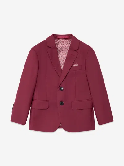 Suitlab Boys 7 Piece Suit Set In Red
