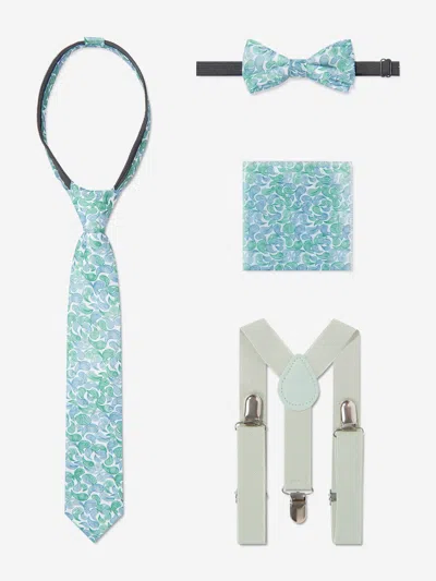 Suitlab Boys 7 Piece Suit Set In Green