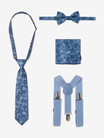Suitlab Boys 7 Piece Suit Set In Blue