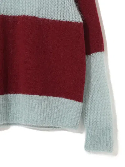 Undercover Mohair-blend Striped Sweater In Multi