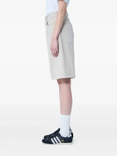 Carhartt Five-pockets Shorts In Gray