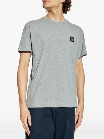 Stone Island Logo-patch Cotton T-shirt