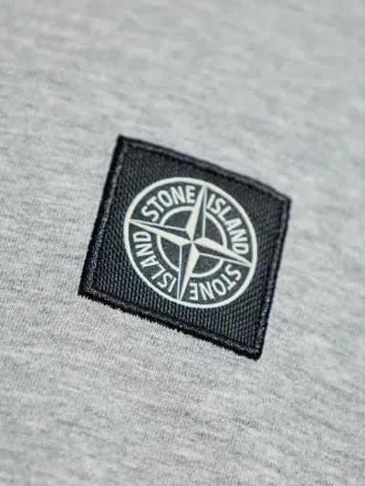Stone Island Logo-patch Cotton T-shirt